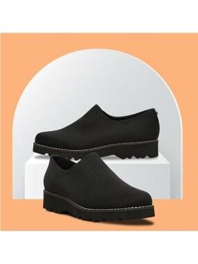 Donald Pliner Casha Black Slip On Loafer Size 7.5